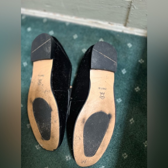 Black velvet loafer - Picture 3 of 4